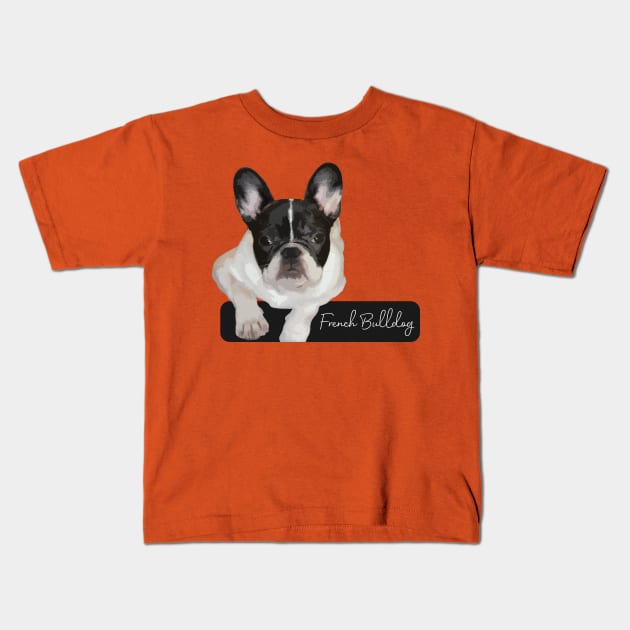 French Bulldog Kids T-Shirt by NV